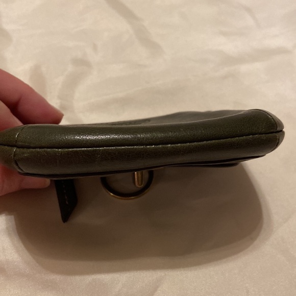 COPY - NWOT Coach Legacy Stripe 65th Anniversary Green Leather Keychain Fob Coi… - Picture 10 of 12